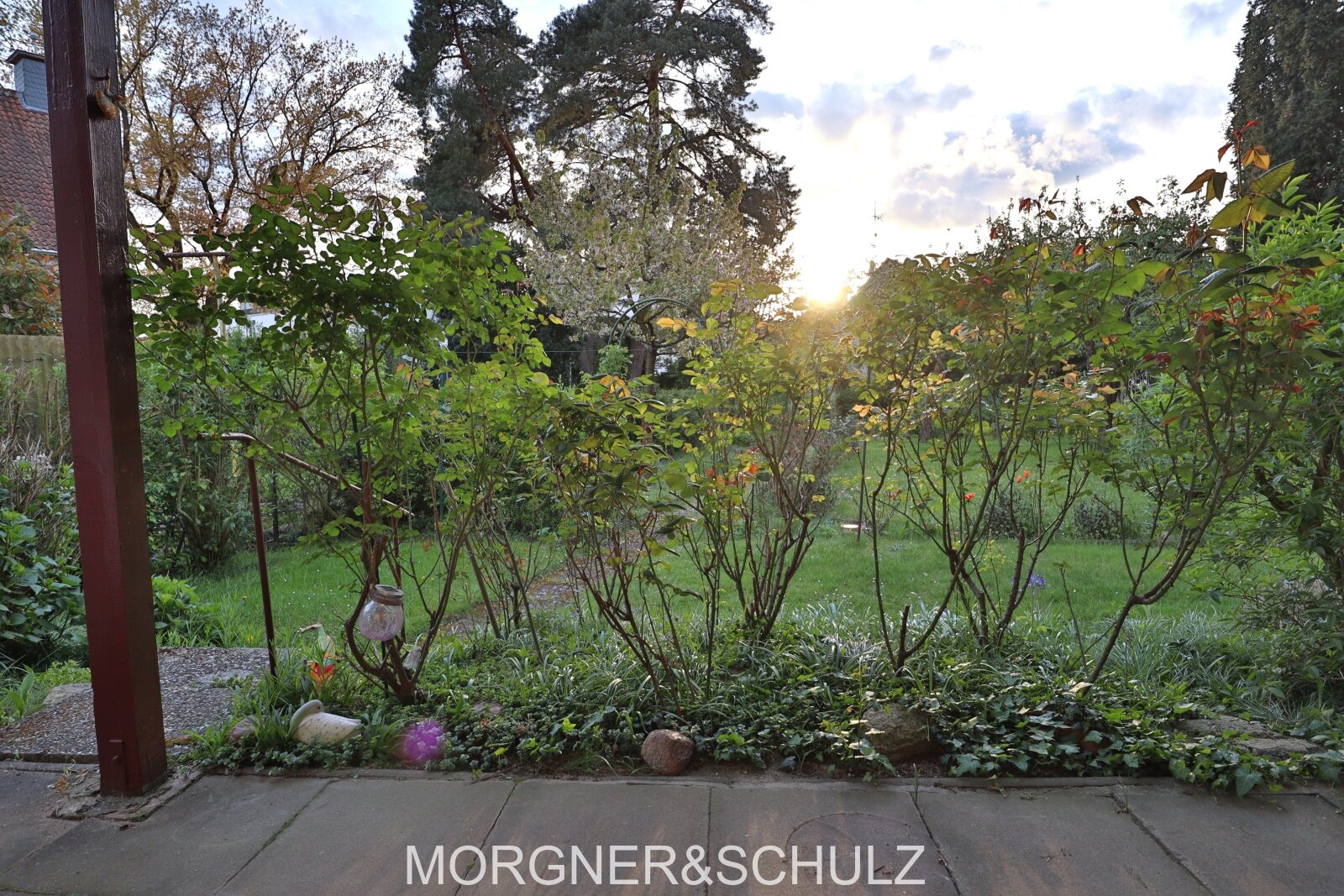 Blick zum Garten 